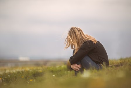 Young woman feeling alone